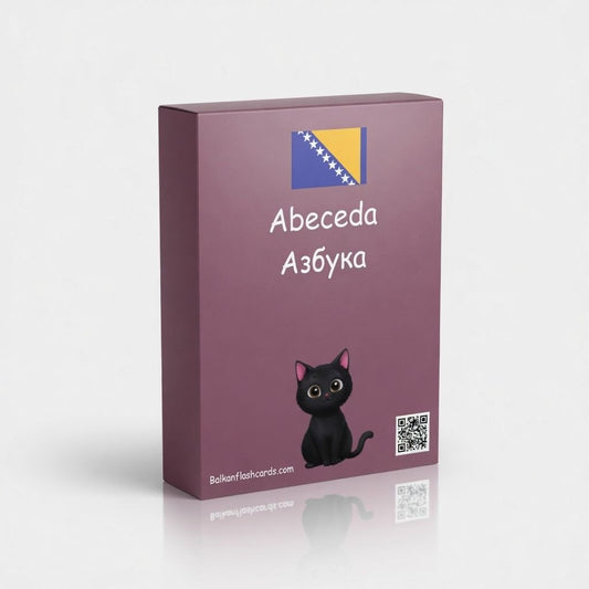 Bosnian Flashcards – Abeceda & Azbuka