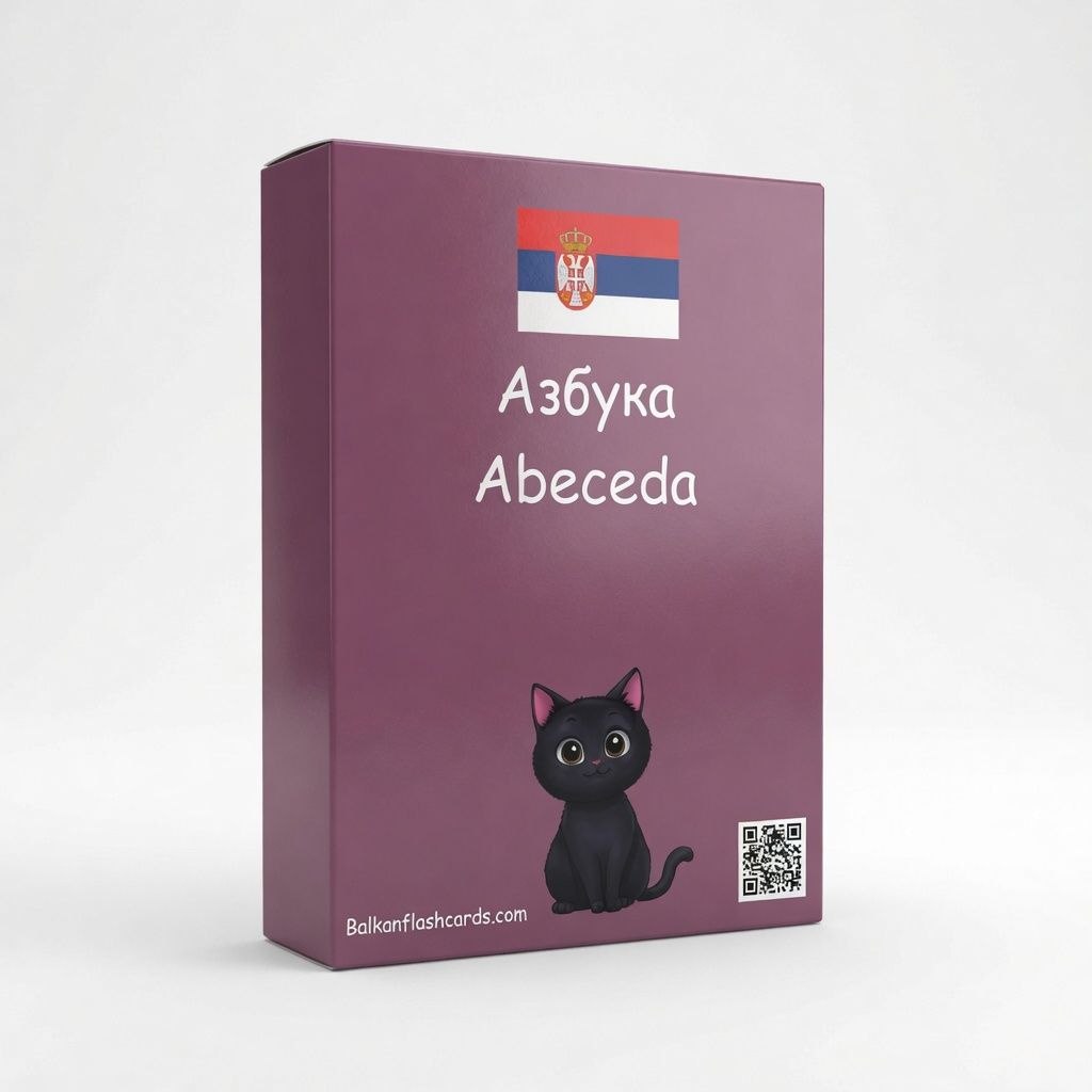 Serbische Lernkarten – Azbuka & Abeceda